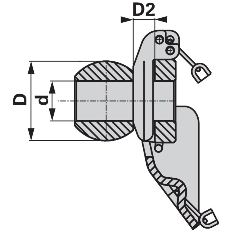 Fangprofil mit Kugel Kat. 3/2