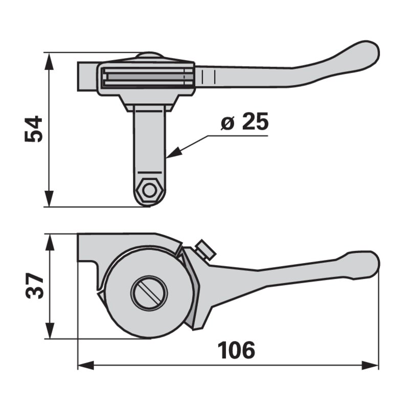 Regulierhebel
