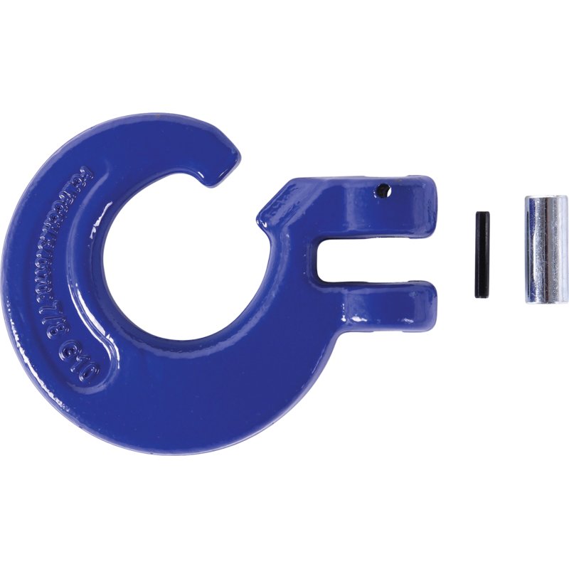 Gancio ad anello diviso per catena 8 mm, Qualità 100, Blau
