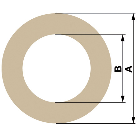 Disco attrito 122x67x3,2mm