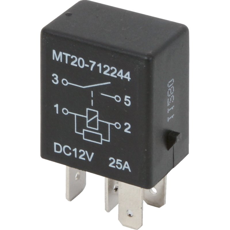 Relais Micro Schließer, mit Widerstand, 12 V, 25 A, 4-polig