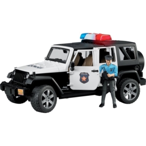 Jeep Wrangler Unlimited Rubicon Polizeifahrzeug Spielzeug 02526 - Bruder