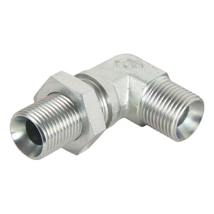 Winkel Schottverschraubung BSP G1/4