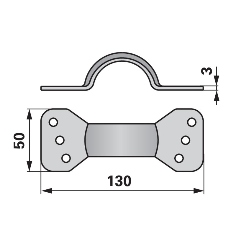 Lagerschale unten anstelle von Aebi AM210661