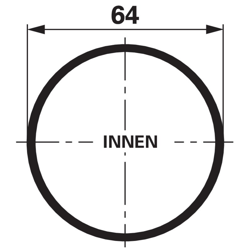 Gelenkwellenschutz Größe W2, für Weitwinkel, 1.360 mm ohne Laufringe