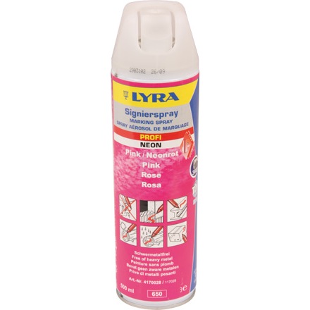 Forstmarkierspray Pink, Inhalt 500 ml von Lyra