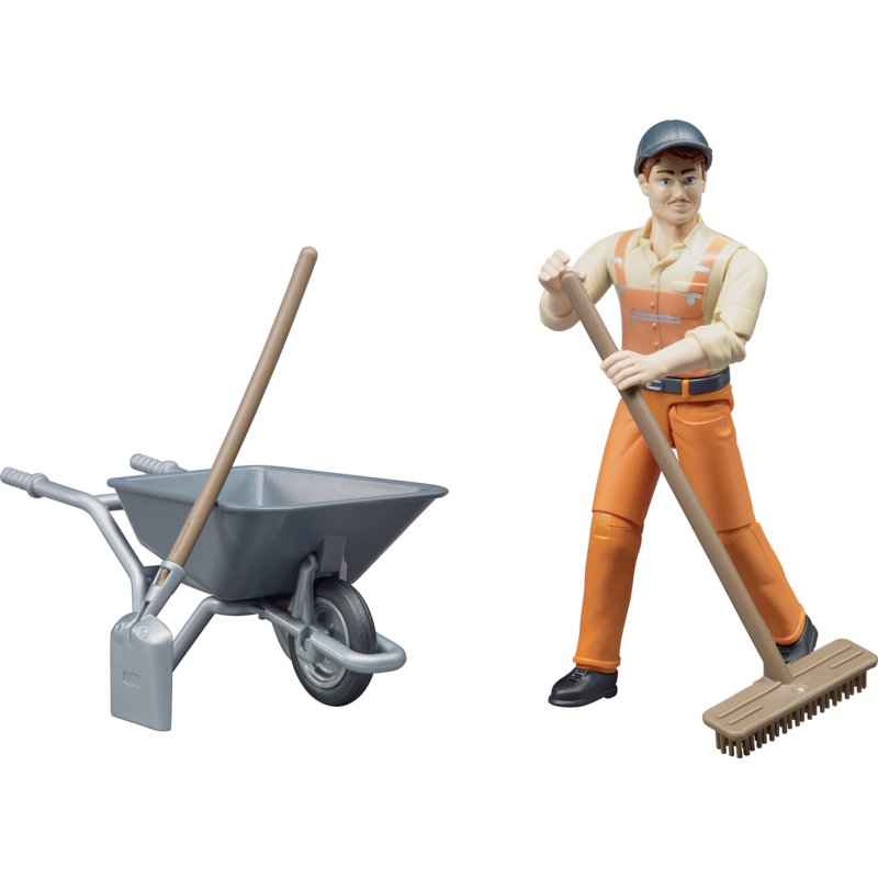 Figurenset Kommunalarbeiter Spielzeug 62130 - Bruder