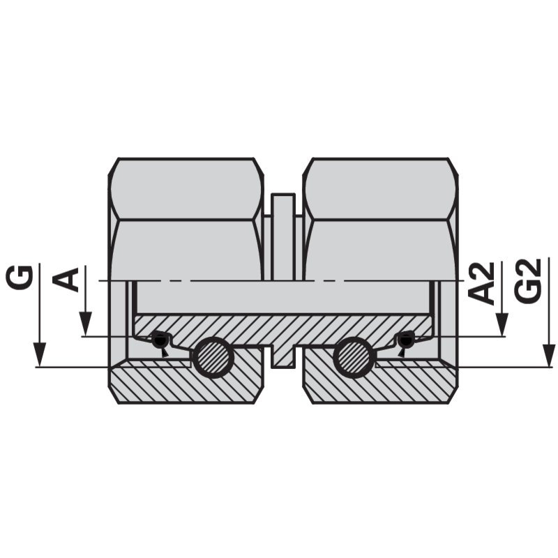 Gerade Reduzierverbindung