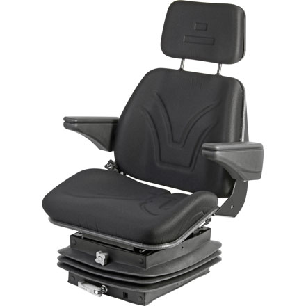 SitMechanische Federung Kunstleder schwarz