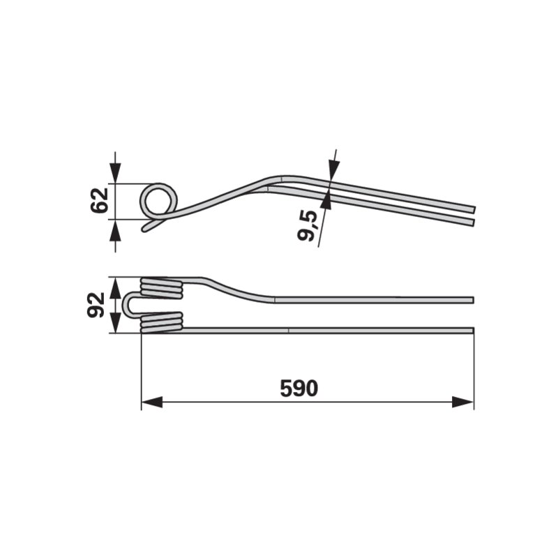 Kreiselschwaderzinke