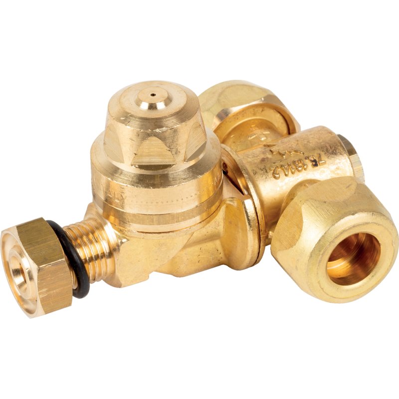 Sprühkopf doppelt 1/4 Zoll AG für Düse 15 mm