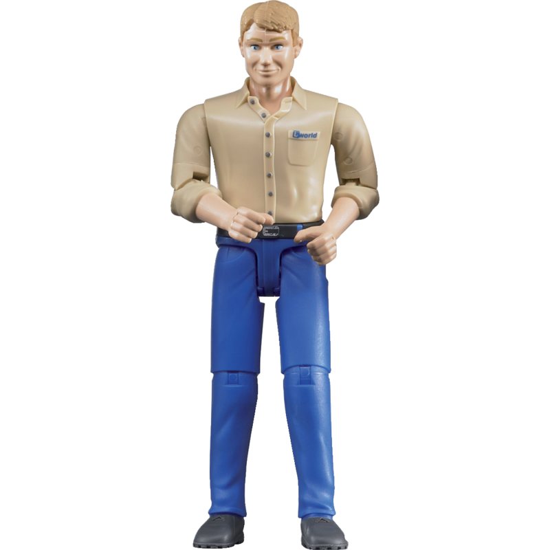 Figur Mann mit blauer Hose Spielzeug 60006 - Bruder