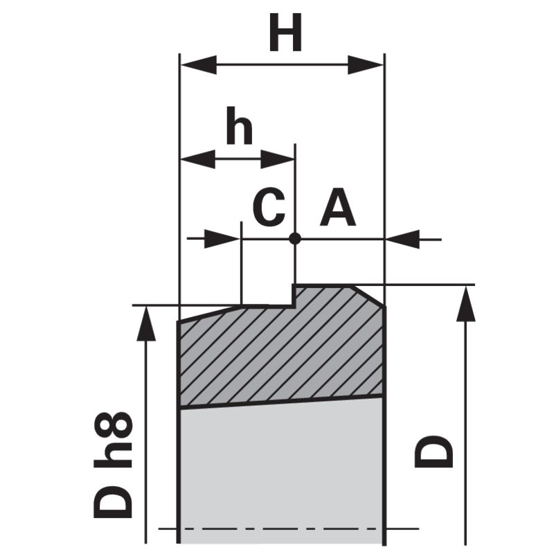Einschweißnabe TPL Type 1210