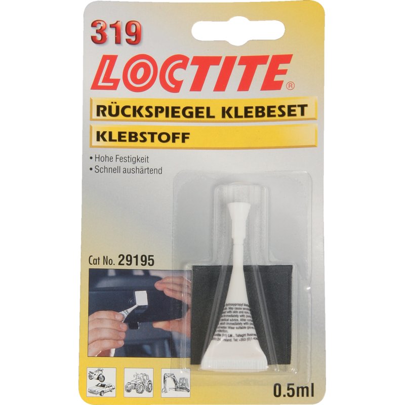 Adesivo Loctite 319, 0,5 ml per specchietti retrovisori