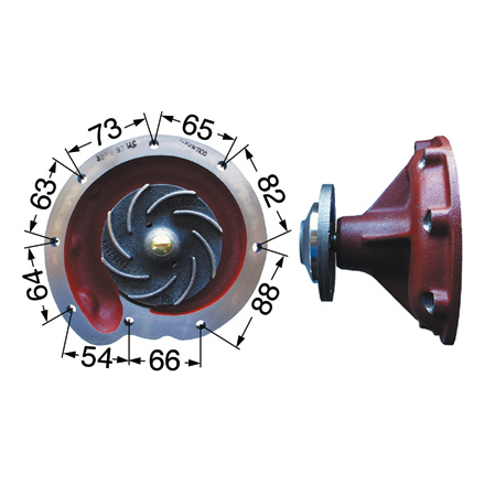 Pompa acqua invece di Case 3132741R93