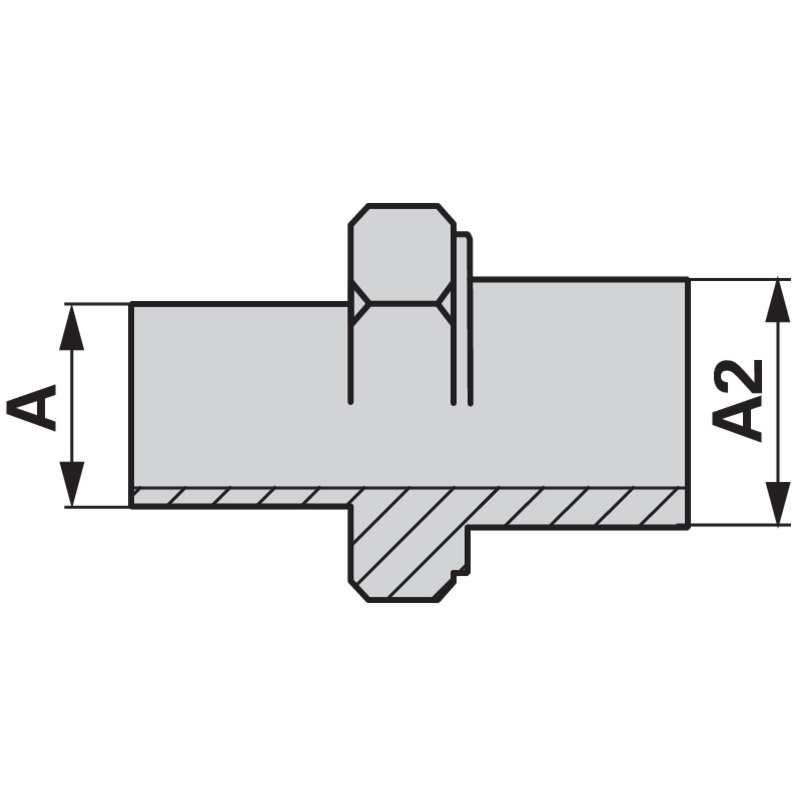 Gerade Reduzierverbindung