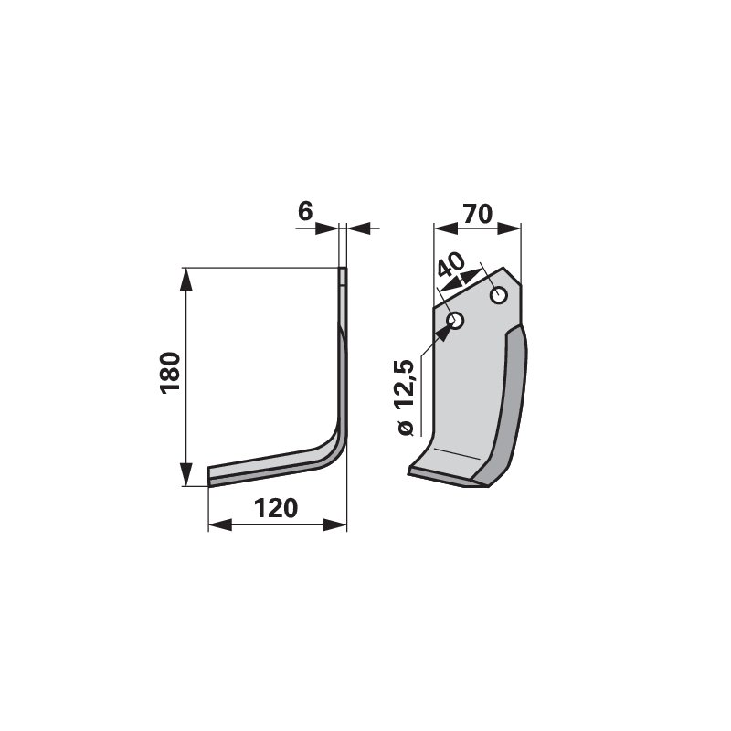 Winkelmesser links anstelle von Breviglieri 10303
