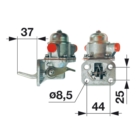Kraftstoffpumpe zu MF