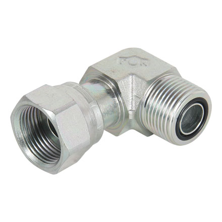 Gomito 90ø Dado reg. ORFS 1 3/16-12