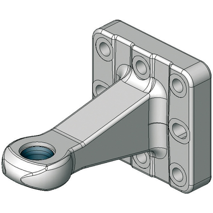 Zugöse D40 8Lo DIN11026 mit Büuchse 145x145mm