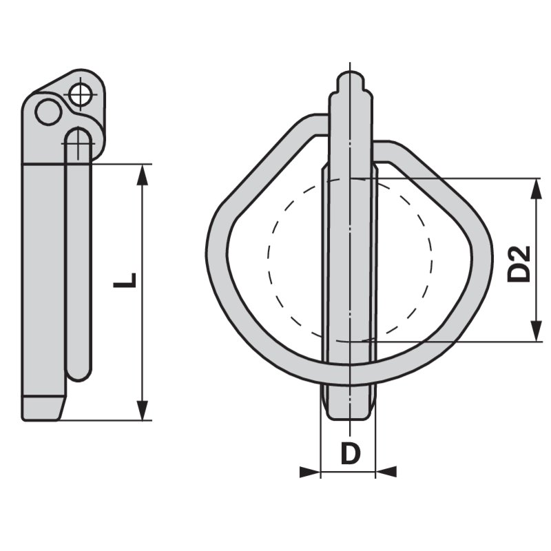 Connettore maschio 3,8 mm, Rübig