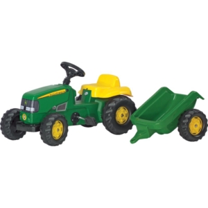 RollyKid John Deere mit Anhänger Spielzeug 012190 - rollytoys