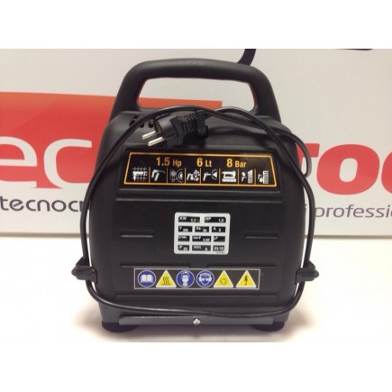 Nuair Compressore elettrico 200/8/6 1,5HP 6LT