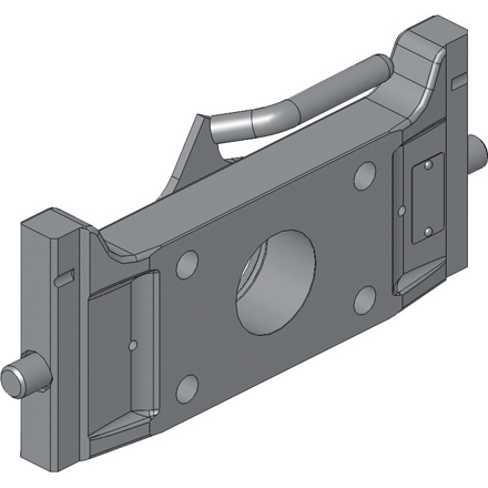 Adapterplatte 330 140x80 mm M20