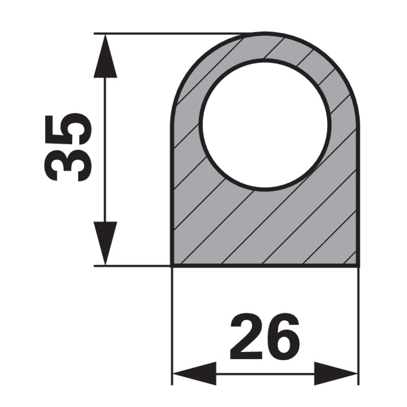 Hohlkammer Dichtprofil