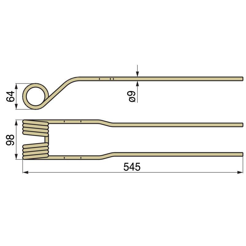 Kreiselschwaderzinke