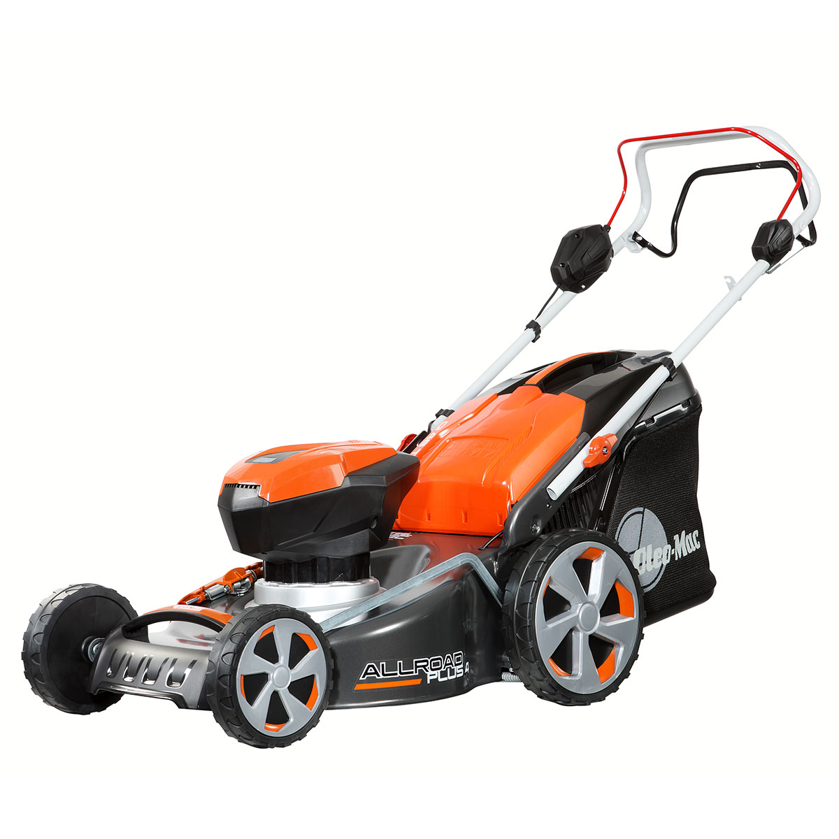 Oleo-Mac Rasenmäher Gi 48 T + 2 Batterien 5,0 + Schnell-Ladegerät FAST CRG