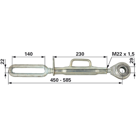 Stabilisator 450-588mm zu Steyr